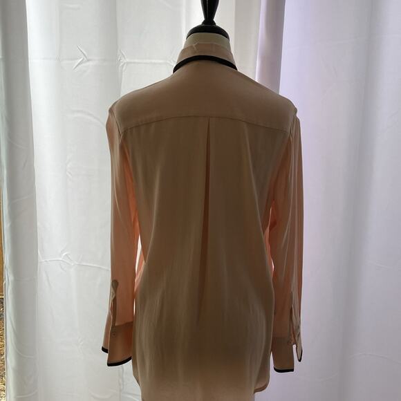 Old Navy Career Professional Work Pink Blush Blouse Size XS - Picture 2 of 6